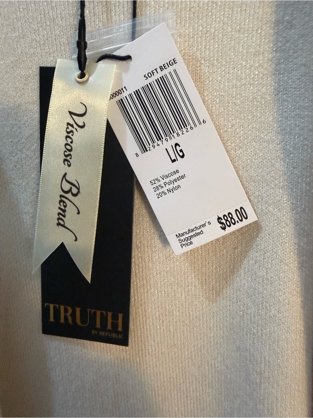 Truth Cream Utility Shacket with Button-Front Pockets - Picture 2 of 6